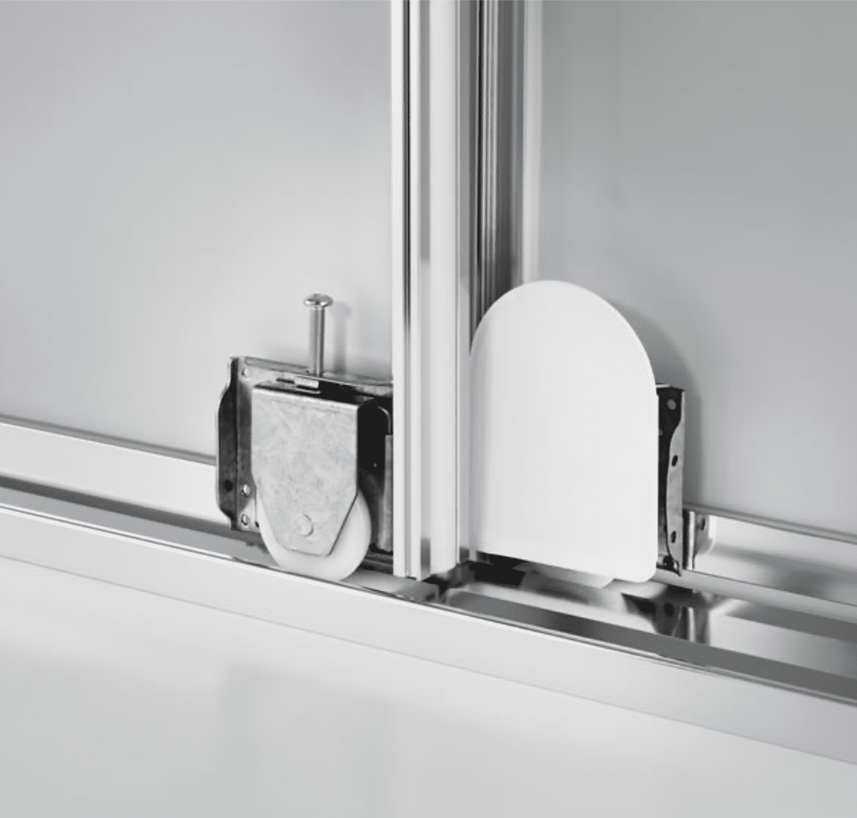 Framed sliding wardrobe doors