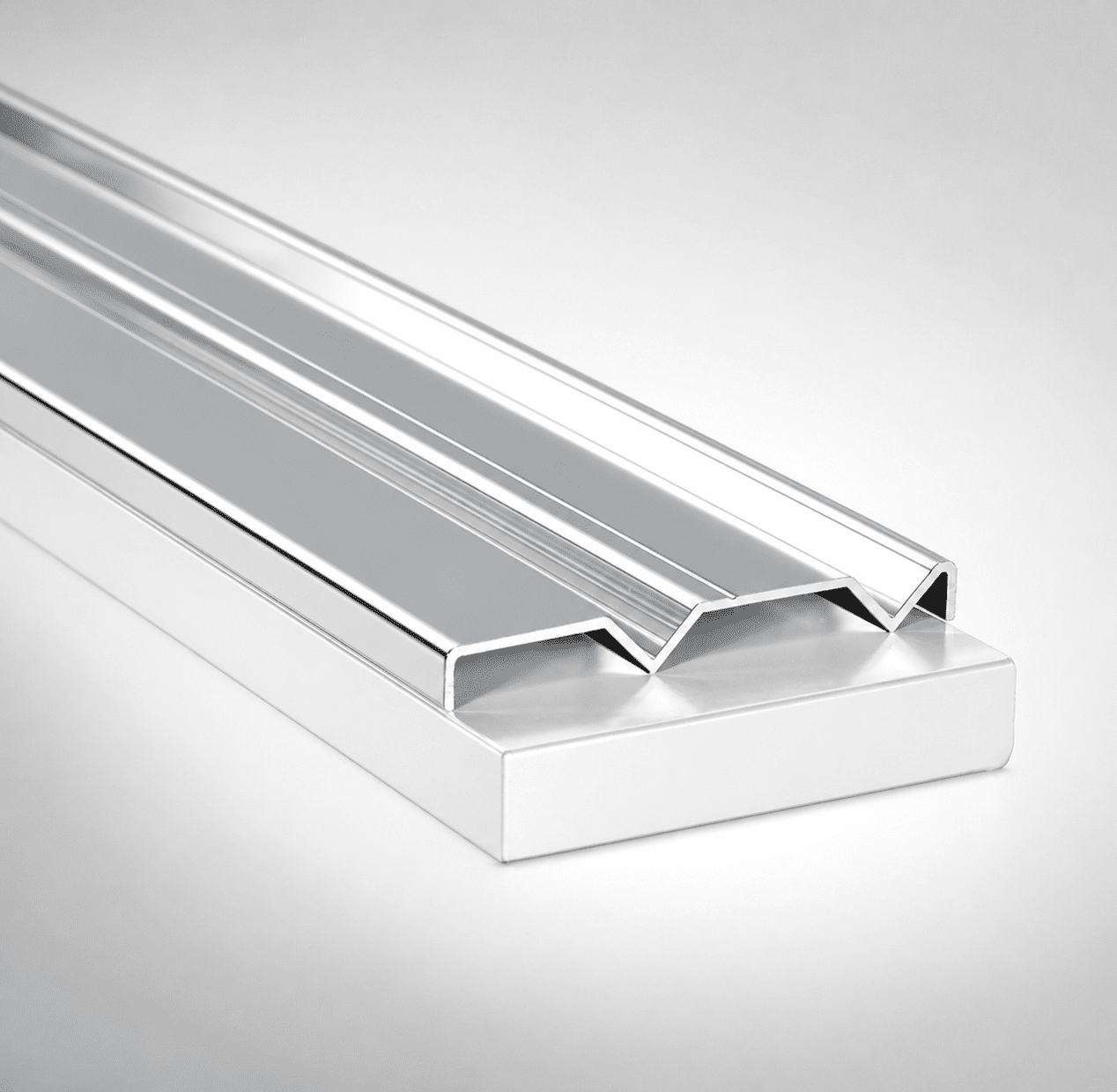 Frameless sliding wardrobe doors