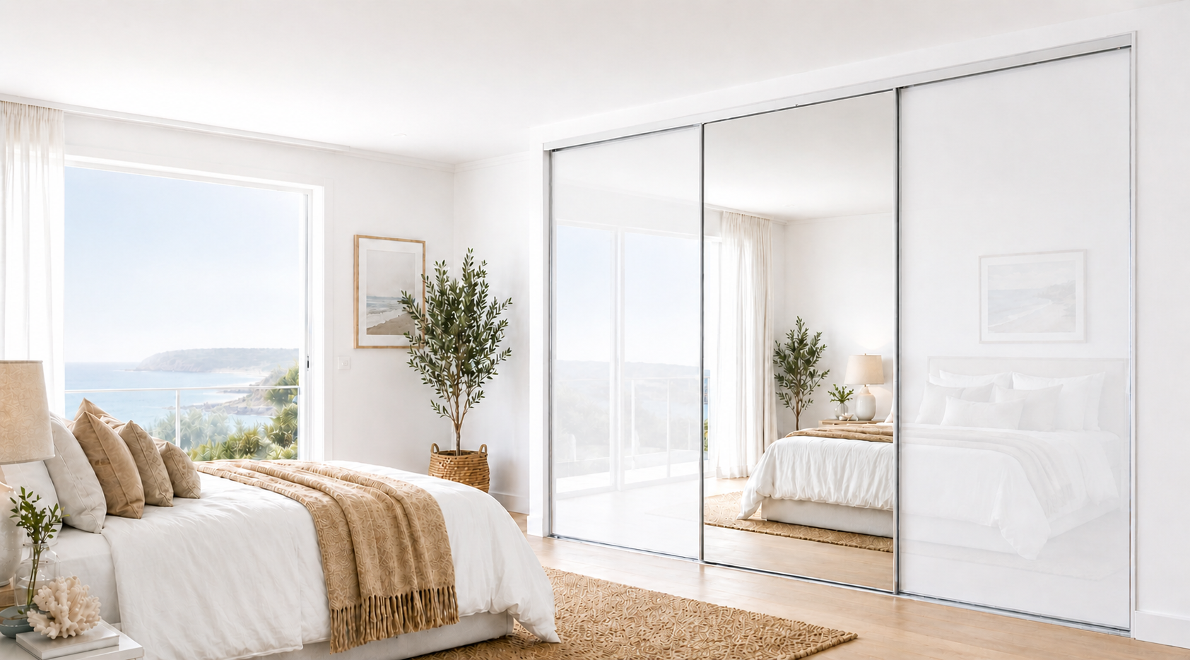 Custom sliding wardrobe doors