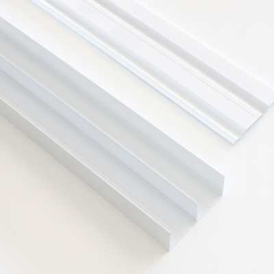Frameless sliding wardrobe doors